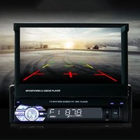 Autoradio rétractable Android BT 12V 1 Din avec entrée FM Aux, lecteur SD USB MP3 MMC WMA, autoradio 1 Din, lecteur MP5 pour voiture