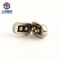 Connecteur de chargeur broche Pogo Dc, 12 v, magnétique, pour fil électrique, alimentation Mobile, connecteur magnétique à 2 broches Pogo