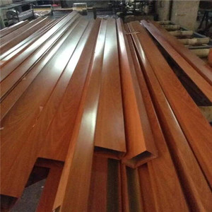 Chapa de aluminio ignífuga con imitación de veta de madera, chapa metálica para construcción resistente al óxido - Product Image 4