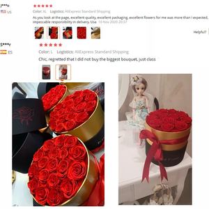 Livella una romantica rosa eterna in scatola conservati veri fiori di rosa per la festa del papà e il regalo di san valentino per la festa della mamma - Product Image 6