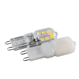 Lâmpada LED G9 para cápsulas, lâmpada de halogênio G9 LED G9 para PC branco, cerâmica AC 80 LED, luz residencial, 5W G9