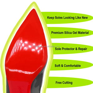 NOUVEAU Protecteur de semelle rouge pour chaussures, coussinets de remplacement pour semelles de chaussures à talons hauts <span class=keywords><strong>Louboutin</strong></span>, protège-semelles rouges pour femmes pour talons hauts - Product Image 6