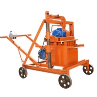 Machine à fabriquer des blocs de pavés en béton à emboîtement manuelle QMJ2-45 Moules à blocs au Zimbabwe