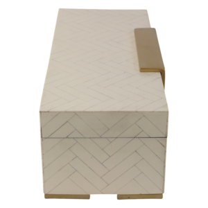 Scatola Decorativa Rettangolare in Resina con Coperchio, Organizzatore per Gioielli, Decorazione Moderna per la Casa, Cofanetto Portaoggetti - Product Image 4
