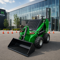 Senpower Mini Skid Steer Loader Mesin EPA Mesin Kama Wheel Loader Log Loader Backhoe Front Loader Garansi 1 Tahun