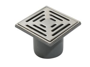 Drain de sol carré pour salle de bain et balcon en PVC anti-insectes, anti-odeurs, désodorisant, 150*150 mm, avec couvercle en acier inoxydable SS304 - Product Image 6