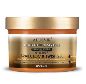 Gel coiffant pour tresses sans alcool, tenue forte, sans décoloration ni dessèchement, marque privée, 115 ml, pour cheveux bouclés, femmes - Product Image 3