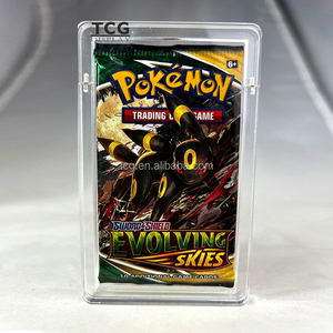 TCG Clear Acryl Card Pack étui avec couvercle magnétique Nouveau Design Display Pokémon TCG: Korean Expansion - Heat Wave Arena Card Pack - Product Image 2