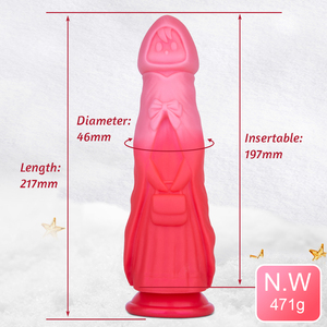 Dildo fantaisie Alien, Dildo personnage de <span class=keywords><strong>dessin</strong></span> <span class=keywords><strong>animé</strong></span> mignon avec gros nœuds, Dildo nœud animal chien avec ventouse, Plug anal en silicone - Product Image 2