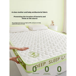 Matelas hybride pour la maison - Matelas à ressorts indépendants détachable, base rigide en latex, housse amovible en coton et lin lavable pour usage domestique - Product Image 6