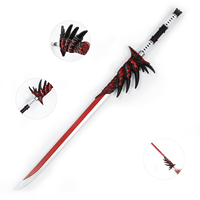 Juego de 111 CM, monstruos, cazadores, juguetes de estilo japonés, Katana, espadas largas para niños, juego para niños