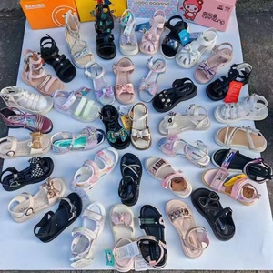 Girl <strong>Sandals</strong> Soft Sole butterfly Fashion Children's Princess Shoes Sandalia with <strong>Bow</strong> Cheap Mixed Design Wholesale - Product Image 1