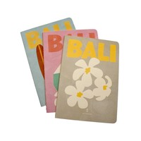 Carnet/Agenda promotionnel personnalisé imprimé, relié à plat, écologique, format A5, 50 feuilles, avec logo sur mesure