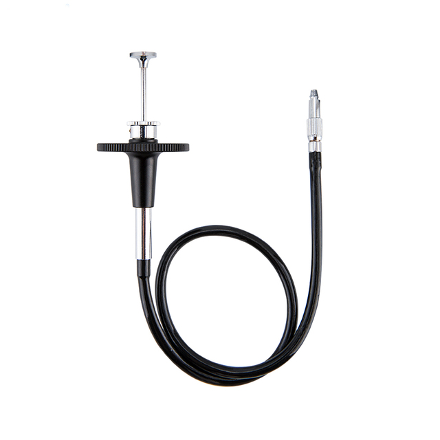JJC TCR-40BK 40 Cm/15.7" Threaded Cable Release Mechanical Cable Release Can for Long Exposures Shooting