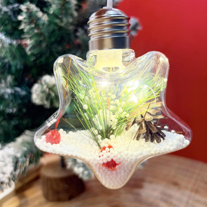 Feenhafte LED-Salzlampe Dekoration Weihnachtsbaum Kinderparty Ambiente-Beleuchtung Wirbelnde Leuchtlampe - Product Image 2