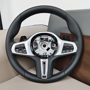 พวงมาลัยรถยนต์หุ้มหนังแท้แบบกำหนดเอง SENCH สำหรับ <span class=keywords><strong>BMW</strong></span> <span class=keywords><strong>G10</strong></span> G20 G30 - Product Image 1