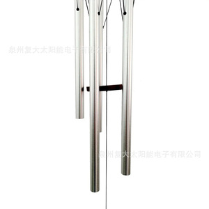 Solar Aluminum Wind Chime <b>Led</b> Outdoor Hanging Garden <b>Light</b> With <b>Light</b> <b>Sensor</b> Mono Si Cell - Product Image 1