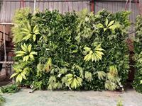 Mur végétal artificiel de haute qualité, style frais et durable, en herbe synthétique verte persistante