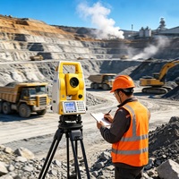 Station totale Hi-Target ZTS-420L8 : Instrument de topographie, portée du prisme 4000m, précision 2', prix abordable
