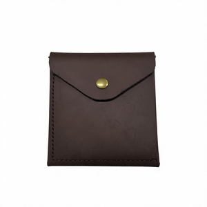 Vintage Leather Bifold <b>Wallet</b> Slim <b>Card</b> Case With Coin Pocket Men's Genuine Leather <b>Wallet</b> Custom Logo <b>Wallet</b> <b>For</b> Men - Product Image 1