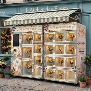 Distributeurs automatiques de fleurs JOYVEND, très grande taille, 24 bouquets, refroidissement par compresseur, écran tactile, libre-service, usage commercial, compatible SDK - Product Image 1