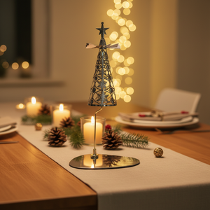 Support à bougies antique, porte-<span class=keywords><strong>bougie</strong></span> minimaliste, lumières décoratives, porte-<span class=keywords><strong>bougie</strong></span> doré, lanternes, cadeaux de Noël - Product Image 2