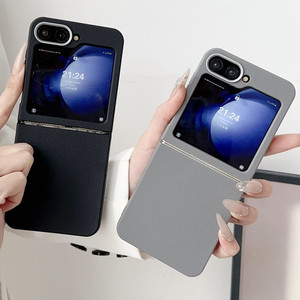 Funda protectora magnética con patrón de cuero PU de lujo para teléfono móvil Samsung <span class=keywords><strong>Galaxy</strong></span> <span class=keywords><strong>Z</strong></span> <span class=keywords><strong>Flip</strong></span> 6 5 <span class=keywords><strong>4</strong></span> - Product Image 1