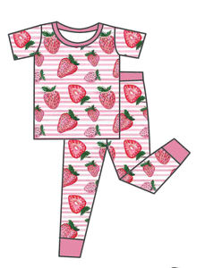 Yihui OEM Maßgeschneidertes Mädchen-Bekleidungsset Kurzarm und Lange Hose Bambus-Schlafanzug Lässiges Outfit für Größere Kinder - Product Image 4