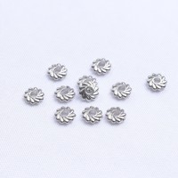 Lot de 200 disques intercalaires en alliage plaqué or 18 carats en forme d'engrenage pour la fabrication de bijoux DIY (bracelets, colliers)