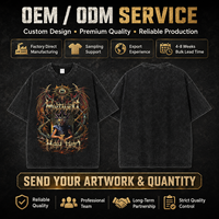 Kaos Rajut Pria Musim Semi Musim Panas Trendi Motif Batik Baru Efek Usang Lengan Pendek 100% Katun Cetak Karakter Anime