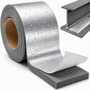 Bande d'étanchéité en caoutchouc butyle imperméable, auto-adhésive, pour la fermeture des joints des toits, des murs de salle de bain et des bords des carreaux. - Product Image 1