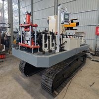 Machine de formage de tuiles pour gouttières de serres hydroponiques intérieures de culture de fraises, roulement à billes en acier coloré