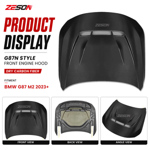 Capot en fibre de carbone sèche style N pour BMW M2 G87 Série 2 G42 M240i 230i Coupé <span class=keywords><strong>2022</strong></span>+ - Product Image 3