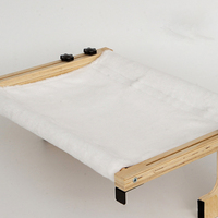 Hamac pour chat suspendu, nid pour chat, hamac pour rebord de fenêtre, hamac pour balcon, portable, démontable, pour la maison