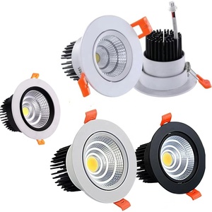 Thương mại ánh sáng có thể điều chỉnh lõm 3W 5W 7W 10W 12W 15W 20W 30W 40W 50W <span class=keywords><strong>LED</strong></span> <span class=keywords><strong>COB</strong></span> Downlight lịch thi đấu - Product Image 1