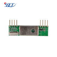 Módulo Receptor Superheterodino de Control Remoto de 433mhz, 3V-5V RF, Módulo Transmisor y Receptor Inalámbrico para Hogar Inteligente