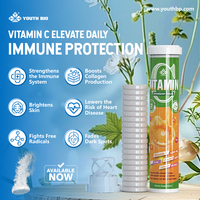 Tablet Vitamin C Effervescent Vitality Anchor Triple Synergy 1000mg dengan D3 Zn Se Formula Khusus Layanan OEM Label Pribadi