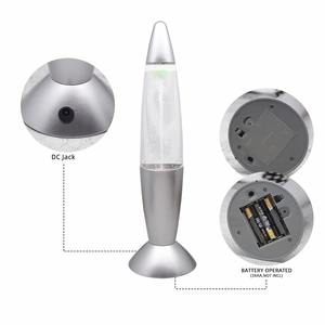 Lámpara de lava RGB Tornado, decoración LED de paisaje, ambiente creativo, cambio automático de color, enchufe USB, fuente de alimentación 3*AA - Product Image 6