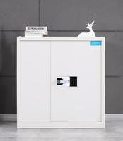 Caja Fuerte Metálica de Diseño Moderno con Sistema de Cerradura de Código, Caja de Seguridad Oculta Ajustable, Gabinete Confidencial para Escuela, Taller, Dormitorio