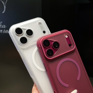 เคสโทรศัพท์แม่เหล็กแบบด้านลายจุดใหม่สำหรับ iPhone 18 15 16 17 Pro Max พร้อมฟิล์มเลนส์ HD ป้องกันฝาหลัง - Product Image 5