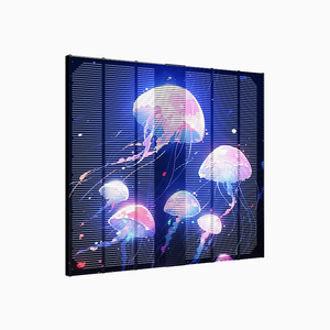 Afficheur numérique LED transparent en verre couleur pleine résolution pour intérieur et extérieur, 1920x1080 HD, luminosité 1500 cd, idéal pour les centres commerciaux - Product Image 4
