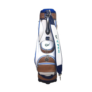 Bolsa de Golf/Estuche para Palos/Bolsa de Viaje de Cuero Personalizada de Alta Gama para Hombre, Estilo Asiático con Diseño de Danza del León, Impermeable y Resistente a los Arañazos - Product Image 3
