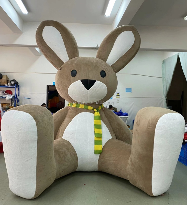 Plush Easter Bunny Cartoon Balloon Inflatable