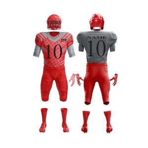 Uniforme Deportivo Personalizado de Fútbol Americano, Jersey de Competición de Manga Corta, Uniforme de Entrenamiento, Cintura Elástica, Impresión de Números de Equipo - Product Image 5