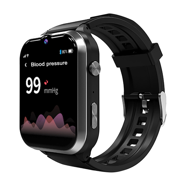 Square Safety GPS Tracker 4G Smartwatch Senior Fall Alarm Watch for Elderly Blood Pressure Health Care GK8 Smart Watches