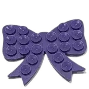 Cross-border Mobile Phone <b>Holder</b> <b>Bow</b> Shape Universal Portable Anti- Suction Cup Silicone Case - Product Image 4