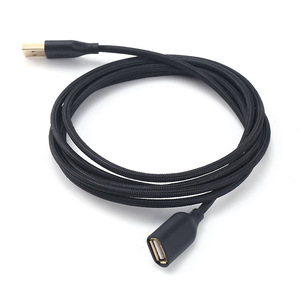 Lung Kay <b>Usb</b> <b>2.0</b> <b>A</b> Male To <b>A</b> Female Extension Cable Black 1m Tinned Copper Data Cable For Computer - Product Image 5