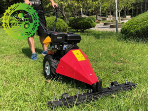 Orchard Mower Diesel Gasoline Self-Propelled Agricultural Land Reclamation Machine Red <b>Blade</b> Black Engine - Product Image 6