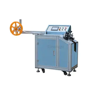 Máquina cortadora de tiras de correas de tela ultrasónica, cortadora ultrasónica automática