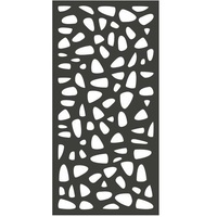 Panneaux métalliques décoratifs CNC colorés avec revêtement en poudre, séparateur de pièce